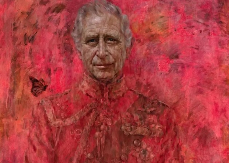 Palacio de Buckingham revela primer retrato oficial de Carlos III tras un año de su coronación