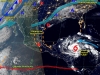 Lluvias muy fuertes a intensas en la Pen&iacute;nsula de Yucat&aacute;n y Sureste de M&eacute;xico
