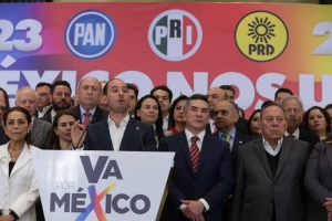 Marko Cortés informa que &#039;Va por México&#039; votará en bloque para la elección de consejeros del INE