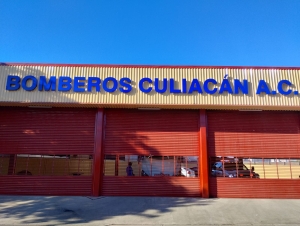 Estaci&oacute;n de Bomberos sobre Blvd. Conquistadores es impactada por balas en la madrugada, en Culiac&aacute;n