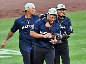Liga Nacional vence despu&eacute;s de 9 a&ntilde;os seguidos de derrotas a la Americana, en el 'Juego de Estrellas'