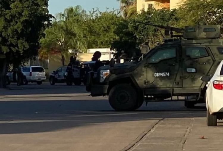 Realizan fuerte operativo militar en Las Quintas