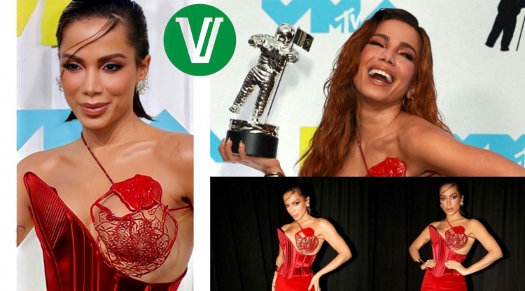 Anitta: El vestido con el que deslumbró en los MTV Video Movie Awards; nadie se esperaba tal escote