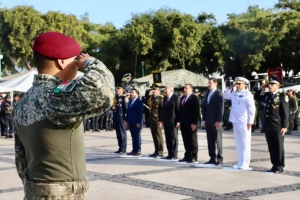 Conmemoran autoridades el 110 aniversario del Ej&eacute;rcito Mexicano