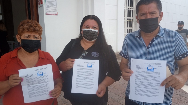 Comerciantes entregan oficio al Alcalde Estrada Ferreiro para retirar la restricción del uso del obligatorio del cubrebocas