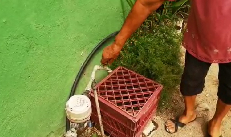 En el Tronconal llevan dos semanas sin agua