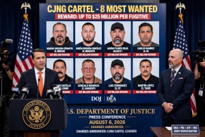 Va EEUU contra el CJNG en ambos lados de la frontera; ofrece 100 mdd por 8 de sus l&iacute;deres