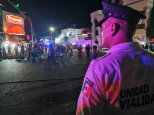 Sin incidencias se llev&oacute; a cabo el operativo de la SSPyTM durante el festejo del grito de independencia en Palacio de Gobierno