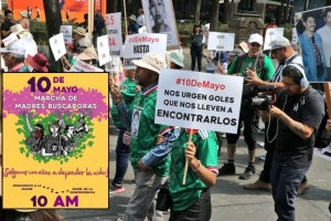 Nada que festejar: Madres Buscadoras encabezan la XIV Marcha de la Dignidad Nacional en CDMX