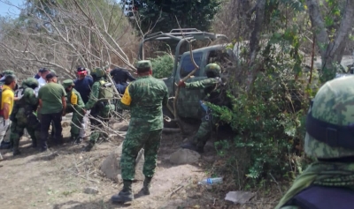 Casta&ntilde;eda Camarillo confirm&oacute; muerte de un militar de la SEDENA tras el accidente en El Rosario