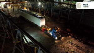 Tren Maya: salen los primeros vagones rumbo a Canc&uacute;n