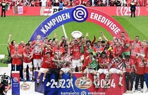 PSV Eindhoven finalmente se proclama campeón de la Eredivisie y consigue su título 25 de la liga de Países Bajos