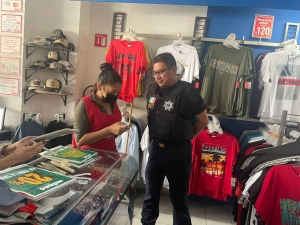 Rojas Ibarra, acudi&oacute; al comercio que fue afectado durante la madrugada