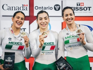 ¡Oro histórico para México en Ciclismo de velocidad!