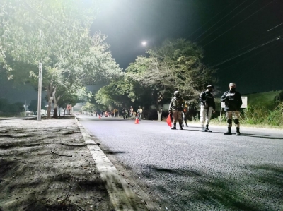 Colocan retenes militares en las entradas y salidas de la ciudad