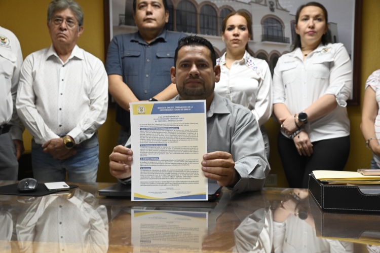 El Suntuas advierte paros y movilizaciones si la SEP no cumple con el respaldo financiero prometido a la UAS