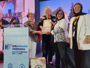 La presidenta de la Corte, Norma Luc&iacute;a Pi&ntilde;a, recibe premio de Derechos Humanos 2023