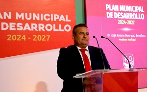 El Alcalde de Navolato presentó el Plan Municipal de Desarrollo 2024–2027