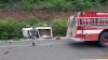 Volcadura de camioneta por la carretera Culiacán-Imala deja jóvenes heridos