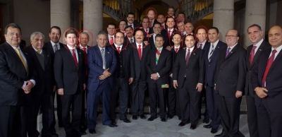 La foto &quot;maldita&quot; con Peña Nieto: los gobernadores presos, acusados, señalados