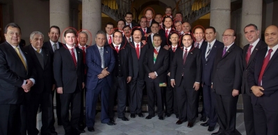 La foto "maldita" con Pe&ntilde;a Nieto: los gobernadores presos, acusados, se&ntilde;alados