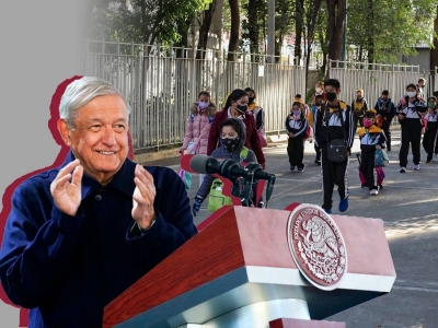 Felicidades, hoy se reinician clases: L&oacute;pez Obrador a 24 millones de estudiantes