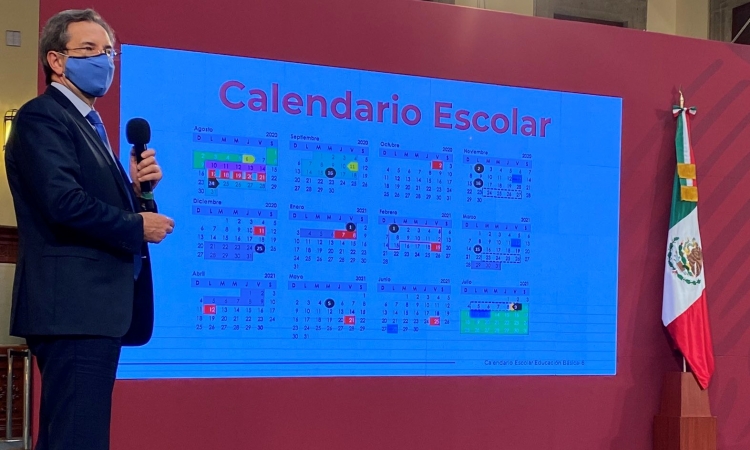 La SEP present&oacute; el Calendario Escolar del ciclo escolar 2020-2021
