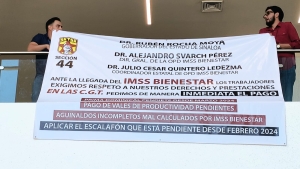 Se compromete IMSS Bienestar en basificar a mil 100 trabajadores; Julio Quintero, delegado federal