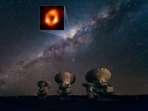 Captan primera imagen del agujero negro supermasivo en el coraz&oacute;n de nuestra galaxia