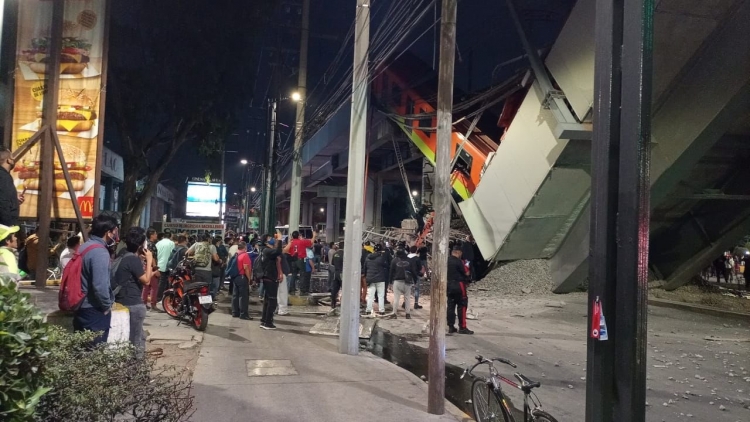 Suman 30 personas fallecidas tras desplome de Línea 12 del Metro en la CDMX