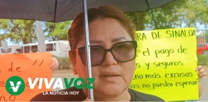 Reclaman viudas de polic&iacute;as sus pensiones a la gobernadora Yeraldine