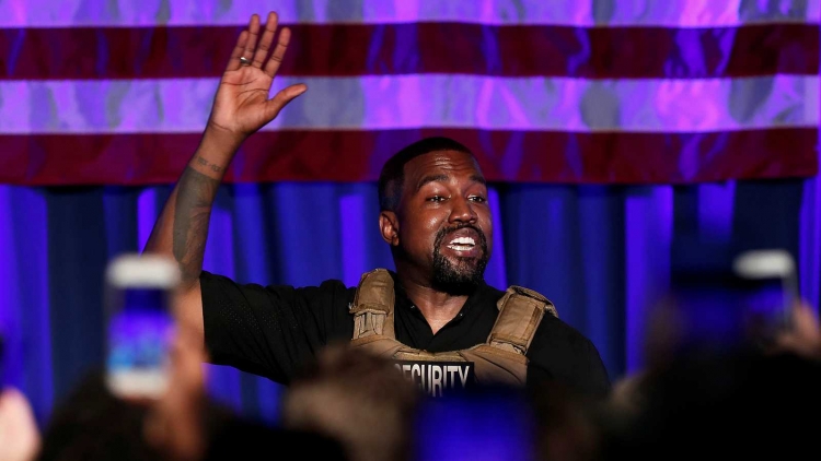 Cuestionan salud mental de Kanye West tras acto de campa&ntilde;a