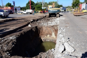 Inician trabajos de construcción del colector Ferrocarril Guamúchil
