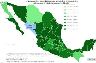 M&eacute;xico registr&oacute; 19 mil 555 casos de contagios de covid-19