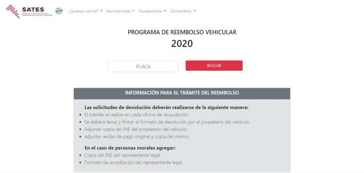 Anuncian herramienta para facilitar el reembolso por subsidio al refrendo vehicular
