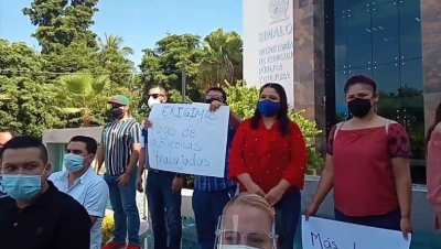Denuncian maestros a la SEPyC por robo de quincenas trabajadas