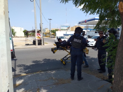 Polic&iacute;a estatal result&oacute; herido tras choque en el fraccionamiento Terranova