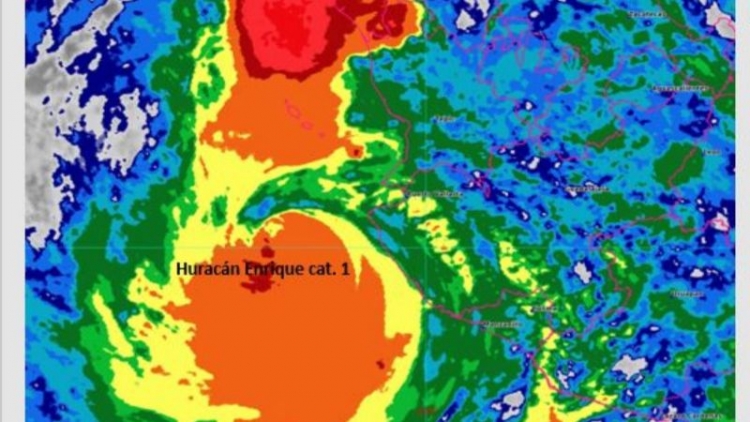 Pone Conagua a siete estados en alerta por huracán ´Enrique´