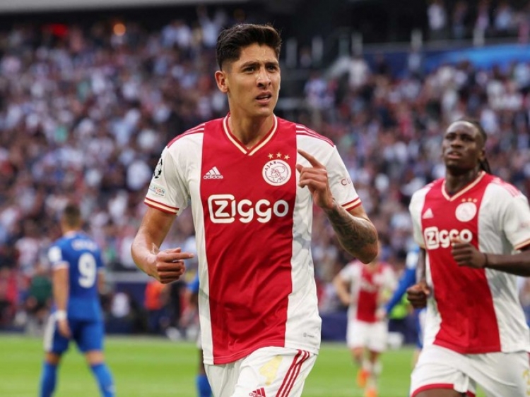 Edson &Aacute;lvarez marca el primer gol del Ajax en la Champions