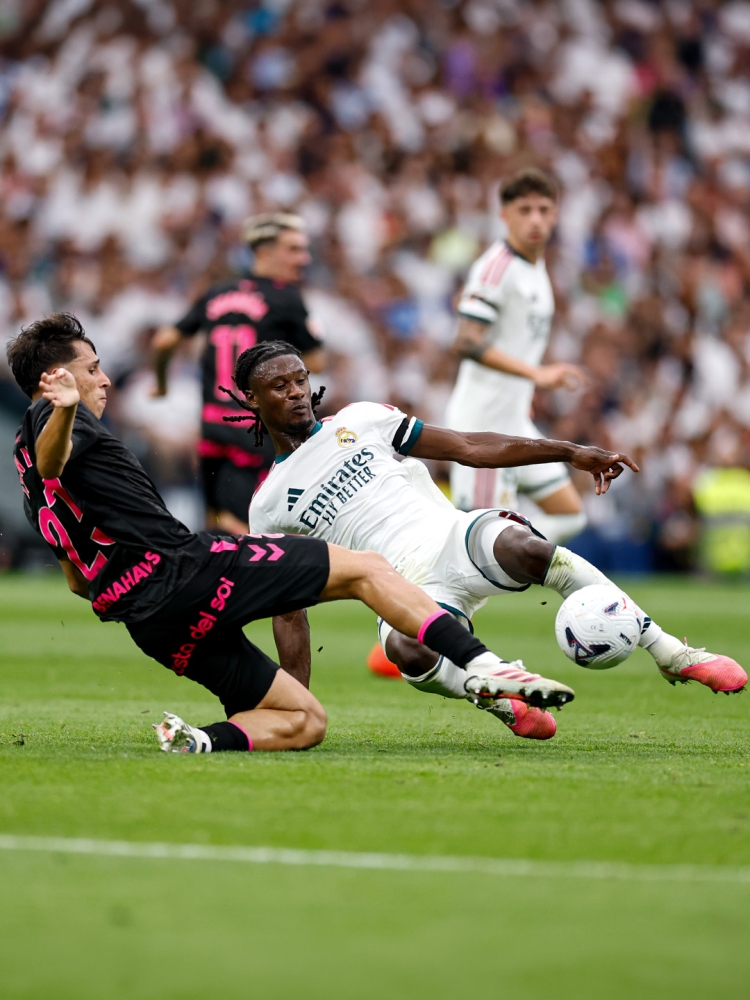 Real Madrid golea al M&aacute;laga y es l&iacute;der perfecto de la mano de Bellingham y Mbapp&eacute;