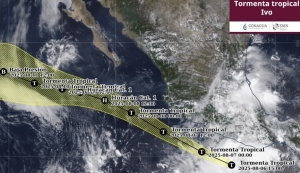 La tormenta tropical Ivo se convertirá en huracán categoría 1 el sábado sin afectaciones para el noroeste de México