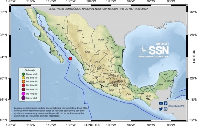 Movimientos de las dos placas tectónicas que se ubican en Sinaloa responsables de sismo, reiteró investigadora de la UAS