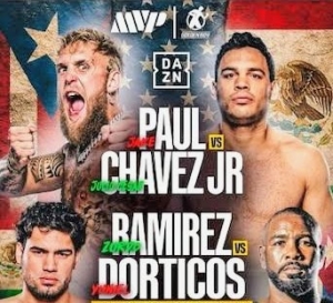 Jake Paul enfrentará Julio César Chávez Jr., el 28 de junio