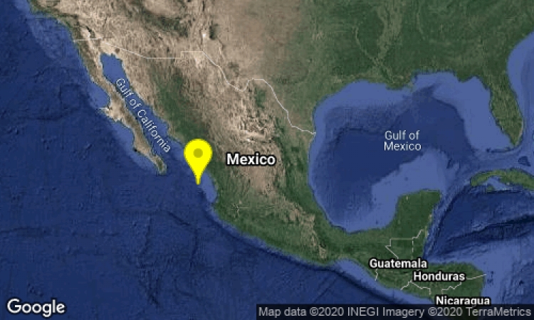 Se registra sismo magnitud 4.3 en el sur de Sinaloa
