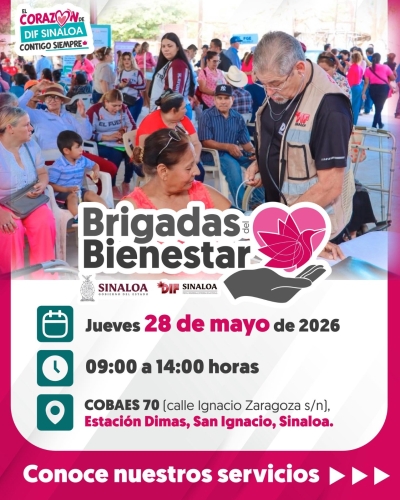 Las Brigadas del Bienestar llegar&aacute;n este jueves a Estaci&oacute;n Dimas para acercar apoyos gratuitos a las familias