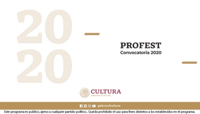 La Secretaría de Cultura abre la convocatoria PROFEST 2020