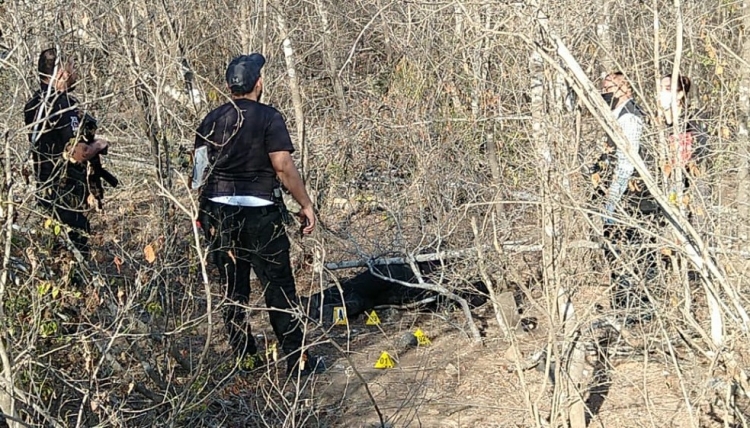 Localizan el cuerpo de un hombre asesinado en un predio en el sector Barrancos, Culiacán