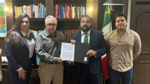Rocha Moya formaliza el convenio con la CFE que garantiza el Subsidio de energía eléctrica