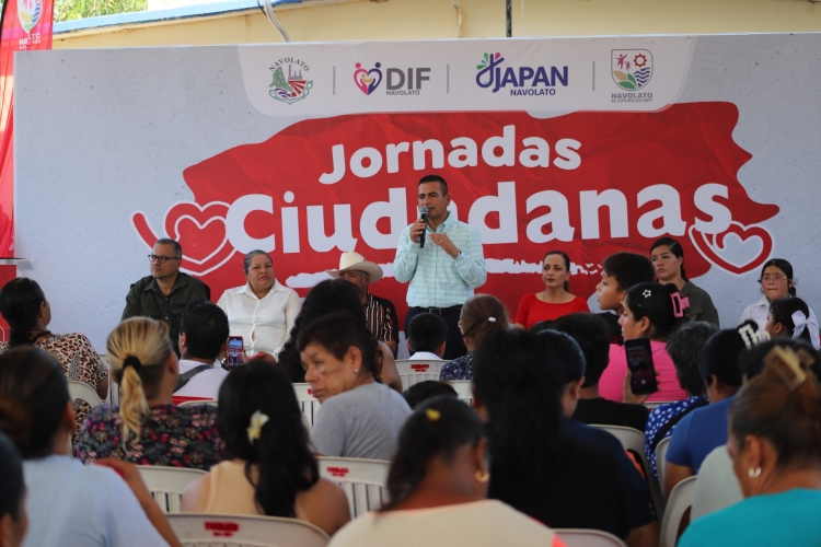 El alcalde Jorge Boj&oacute;rquez lleva el Ayuntamiento a La Bandera, sindicatura de Bachimeto y compromete rehabilitaci&oacute;n de techumbre escolar
