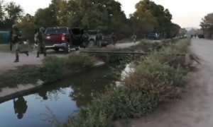 Grupo armado ataca a convoy militar en Ahome